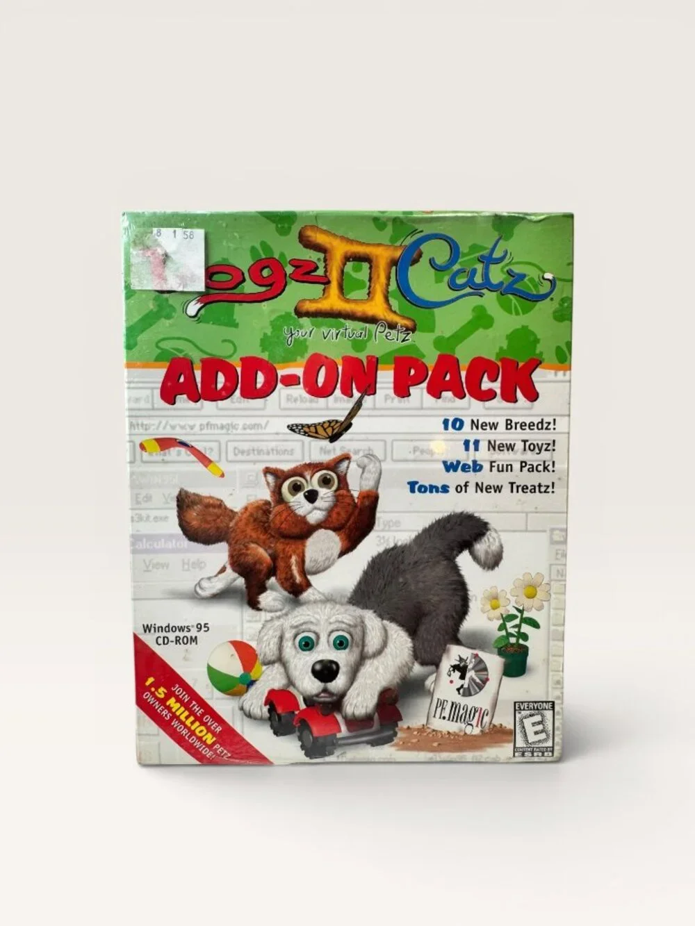 Dogz II Catz II Add-On Pack PC CD-ROM Big Box Factory Sealed Windows 95